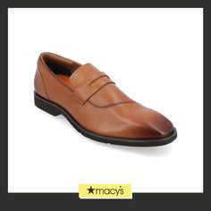 in stock Thomas Vines, Loafers Dress, Shoes Stand, Casual Loafers, Asymmetrical Design, Penny Loafers, Shoes Online, Cognac, Penny