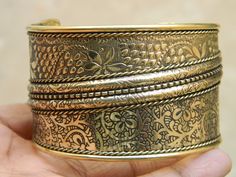 This Listing is for Vintage Look Brass bangle Metal: brass Handmade Bracelet Light weight comfortable to wear Vintage Handmade Cuff Bracelet For Festive Occasions, Bohemian Cuff Bracelet For Festivals Gift, Gold Bohemian Cuff Bracelet For Festive Occasions, Bronze Bohemian Cuff Bracelet, Bohemian Bangle Cuff Bracelet, Vintage Cuff Bracelet For Festivals As A Gift, Vintage Cuff Bracelet For Festivals Gift, Bohemian Cuff Bracelet With Intricate Design As Gift, Bohemian Brass Cuff Bracelet For Wedding