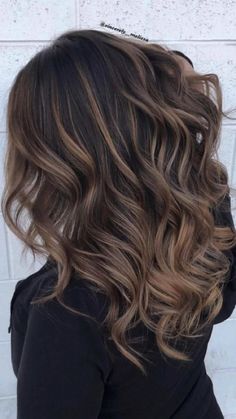 Brunette Ombre, Chocolate Brown Hair Color, Brunette Balayage, Brunette Hair With Highlights, Long Hairstyle, Brown Hair Balayage, Brown Balayage, Highlights Brown Hair, Balayage Brunette