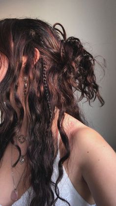 Icelandic Braids, Clip In Colored Hair Extensions Fun, How To Look Unique, Calico Hair Braids, Long Dark Hair Styles, Subtle Calico Hair, Alternative Hairstyles Long, Pirate Hairstyles, Hair Styles Braid