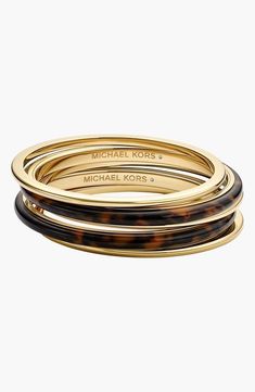 Michael Kors Michael Kors Bracelet, Gold Bangle Set, Stackable Bangles, Bangles Set, Cheap Michael Kors, Michael Kors Jewelry, Sell Gold, Bangle Set