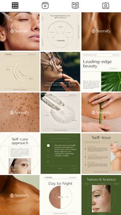 Aesthetic Instagram Feed Design by The Voy Design for Seersify Cosmetics. Social Media Design for an Australian-based cosmetics brand, that uses ingredients, that are gentle on the skin and are better for the environment. Contact if wanna work together :) Instagram Feed Design, Beauty Cosmetics Design, Natural Cosmetics Brands, Aesthetic Instagram Feed, Facial Routine Skincare, Cohesive Instagram Feed, Instagram Branding Design, Skincare Branding, Skincare Products Photography