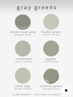 paint picks for the home gray greens