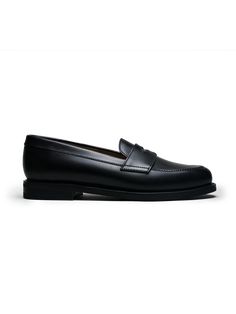 The Ivy Loafer is a penny loafer inspired by old-school Ivy style. It is constructed with a slightly boxier and more relaxed look than our flagship penny loafer model, resulting in a timeless and sporty silhouette. The shorter vamp and the 360-degree welt further reinforce the design cues that draw inspiration from collegiate aesthetics.    Fits large in size  We recommend selecting half a size down from what you usually wear in lace-up shoes. Please refer to our Size Guide above or reach out to Classic Goodyear Welted Loafers For Semi-formal Occasion, Classic Wingtip Moccasins, Classic Brogue Moccasins For Derby, Classic Goodyear Welted Tassel Loafers, Classic Tassel Loafers With Rubber Sole For Business Casual, Classic Goodyear Welted Wingtip Tassel Loafers, Classic Business Casual Tassel Loafers With Rubber Sole, Classic Tassel Loafers With Rubber Sole For Semi-formal, Classic Tassel Loafers With Rubber Sole For Semi-formal Occasions