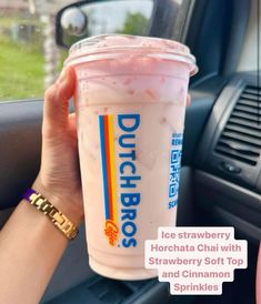 Drinks To Get From Dutch Bros, Cool Dutch Bros Drinks, What To Get At Dutch Bros, Drinks Dutch Bros, Dutch Chai Drinks, Non Coffee Dutch Bros Drinks, Dutch Bros Best Drinks, What To Order At Dutch Bros, Duch Bros Orders