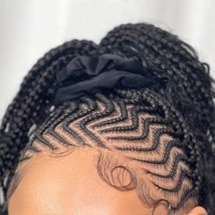 No Added Hair Braids, Half Up Half Down Braid Styles, Half All Back Half Braids, Wave Cornrows, Half Cornrows Half Twist, Hairstyles With Braids Half Up Half Down, Half Up Half Down Cornrows Braids, Half Braid Half Curly, Half Up Half Down Hair Braids