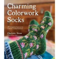 the cover of charming colorwork socks