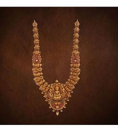 Kasumalai Designs, Antique Gold Necklace Designs, Marriage Necklace, Gold Kundan Necklace, Pooja Decor, Hanuman Wallpapers, Gold Haram, Temple Jewelry Necklace, Long Haram