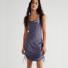 New With Tags Free People Day To Night Convertible Slip Dress. Available In Xs And Large. Wear Short Or Long! Free People Urban Outfitters Cowl Neck Long Dress Short Dress Slip Dress Dress Purple Cargo Special Occasion Party Evening Wedding Anniversary Valentines Day Prom Homecoming Cocktail Free People Dress Free People Slip Dress Free People Cargo Dress Cargo Dress, Free People Slip Dress, Velvet Shirt Dress, Beachy Dresses, Bluish Purple, Stella Dress, Metallic Mini Dresses, Free People Mini Dress, Floral Slip Dress