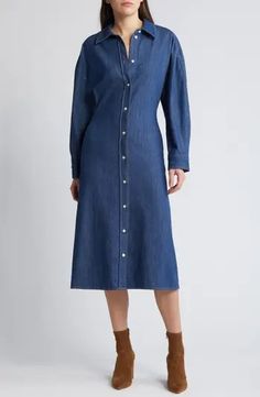 Discover great products at the best prices at Dealmoon. Long Sleeve Denim Shirtdress. Price:$78.75 at Nordstrom