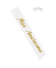 PRICES MAY VARY. High-Quality Material: Made from premium satin, this sash boasts a soft and smooth texture. It feels luxurious against the skin, ensuring a comfortable and enjoyable experience while you wear it with pride. Great Design: This sash is with white background and golden text. The text is not just simply printed on cloth, but actually is separate piece and stuck on the cloth. White and golden matches well. It is especially beautiful under sunshine. Suitable size: This sash is with standard and uniform size. It is 32 inches long (front part) and 4 inches wide. This is actually standard size for almost all sashes. It is suitable for most people. When you wear it, one half of the sash is on your front, the other half of the sash is on your back. So the total length of the sash is Miss Americana, Bold Lettering, Ideal Beauty, Branded Scarves, American Freedom, Miss Usa, Glitter Letters, Satin Sash, Gold Text