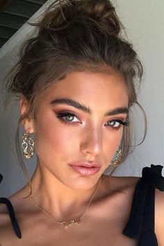 Beach Wedding Makeup Chic Ideas ★ Airbrush Make Up, Amazing Wedding Makeup, Beautiful Wedding Makeup, Gorgeous Wedding Makeup, Best Wedding Makeup, Wedding Makeup Tips, Beauty Make-up