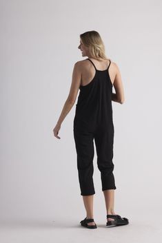 Slip into something more comfortable—and stylish—like our black Cotton Onsie. This little number features a front patch pocket and a cami design, crafting the perfect blend of laid-back and trendy. It’s the wardrobe staple you never knew you needed, ready to be dressed up or down depending on whether you're conquering the couch or the catwalk. Who knew one piece could do so much? Coord Sets, Vacation Looks, Comfy Casual, Maternity Clothes, Wardrobe Staples, Black Cotton, Patch Pocket, You Never, Work Wear