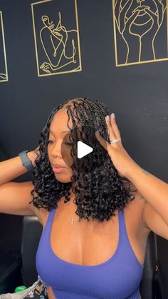 Deezired Touch LLC on Instagram: "Boho knotless bob💕✨ super cute style ❤️‍🔥 Link is in bio to book💇🏽‍♀️ #miamistylist #miamitwist #miamiplaits #smallplaits #miamibraider #Miamihairstylist #passiontwist #tribalbraids #smediumplaits #lemonadebraids #miamiknotless #miamitwist #knotlessplaits  #browardbraider #miamihair #miamihair #browardbraids #miamipassiontwists #miamiknotlessplaits #knotlessbraids #boxbraids #braidstutorial #smallknotless" Boho Knotless Bob, Knotless Bob, Bohemian Knotless Braids, Bohemian Knotless, Unique Wedding Hairstyles, Prom Hairstyles Updos, Boho Knotless, Half Up Half Down Hair Prom, Bridal Hair Inspiration