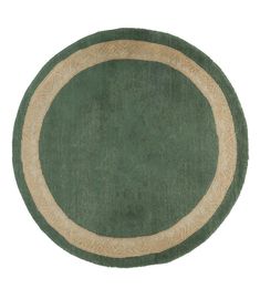 CHINESE WAVE CIRCLE RUG JADE Product Tufenkian Artisan Carpets Circle Rug, Nepal, Hand Knotted, Jade, Hand Crafted, Carpet, Rug, Wool