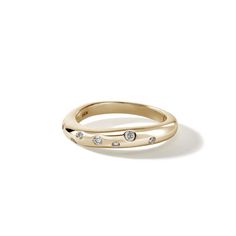 Surf Ring, Gold, Diamonds, Slim|RGGX9011182DI – John Hardy John Hardy Rings, Surf Jewelry, John Hardy Jewelry, Diamond Band Ring, John Hardy, Organic Design, Engagement Bands, Diamond Rings Bands, 14k Gold Ring