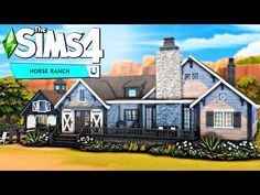 the sims 4 horse ranch is shown in this image