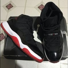 Jordans Bred 11 2012 10/10 Condition Best Offer Takes Them Size 11 Trade For Yeezy Jordan Bred 11, Jordan Bred, Bred 11, Sneakerhead Room, Jordans For Men, Jordan Shoes, Sneaker Head, Air Jordan Sneaker, Men's Shoes