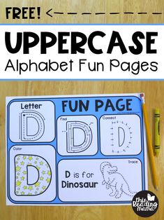 the uppercase alphabet fun pages for kids