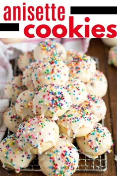 an image of cookies with sprinkles on the top and in the middle