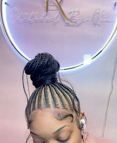 #braids #protectivestyles #braidedponytail Dess Dior, New Hair Do, Stitch Braids, Braided Hairstyles For Teens, Quick Braided Hairstyles, Hair Idea, Pretty Braided Hairstyles, Braids With Weave, Dope Hairstyles