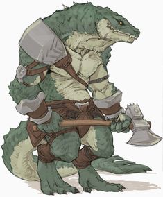 Dnd Lizardfolk Barbarian, Fantasy Berserker, Tsukimichi Moonlit, Dungeons And Dragons Art, Dungeons And Dragons Characters, Concept Art Drawing, Creature Concept Art, Character Design Male