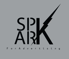 the logo for spk ark is shown in black and white on a gray background