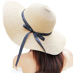 Ladies Beach Hat, create an elegant poolside statement when you wear this timeless sun hat. The brim provides adequate sun shade for the face, eyes, ears and neck making it the perfect companion for a day in the sun. Its crushable construction allows for it to be folded or packed into a suitcase between lightweight items. One size fits most design Crown Circumference 59.5cm Crown Diameter 19cm Hat Brim 11cm Overall Hat Diameter 39.5cm Ideal use for -  Foldable Beach Hat Beach Hen Do Bachelorette Cottagecore Accessories, Floppy Straw Hat, Summer Hats Beach, Floppy Hats, Floppy Sun Hats, Summer Cap, Wide Brim Sun Hat, Hat Summer, Sun Hats For Women