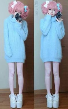 Look Grunge, Kawaii Outfits, 일본 패션, Pastel Goth Fashion, Yami Kawaii, Pastel Fashion, Kawaii Fashion Outfits, Japanese Street Fashion, Grunge Goth