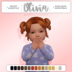 Olivia ♡ Infant Hair | Patreon Sims 4 Cc Infant Presets, S4cc Infant Hair, Sims 4 Mm Cc Infant, Maxis Match Infant Hair, Sims 4 Cc Patreon Infant Hair, Sims 4 Infant Cc Patreon Hair, Ts4 Infant Clothes, Sims 4 Cc Hair Patreon Infant, The Sims 4 Infant Cc Hair