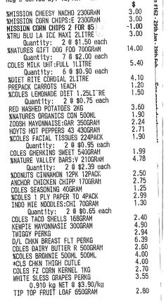 the receipt for an event with numbers and times in black ink on white paper,