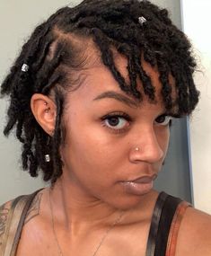 Loc Tattoos For Women, Super Short Locs, Twa Locs, How To Style Short Locs, Short 4c Locs, Very Short Locs Hairstyles, 4b Locs, Really Short Locs, Very Short Locs