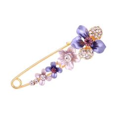 PRICES MAY VARY. Unique Design:This crystal enamel brooch comes in four different patterns and colors, including pink tulips, blue butterflies, blue roses and purple bauhinia. These brooches not only look good, but also very versatile, can be worn on scarves, coats, cardigans, school bags, but also can prevent you from exposure. Material:This flower butterfly pin is made of high quality alloy and crystal, it does not cause allergies and is very friendly to sensitive skin. Flower pin does not rus Party Accessories Jewelry, Blue Brooch, Sweater Shawl, Wedding Party Accessories, Accessory Jewelry, Flower Crystal, Butterfly Pin, Collar Pins, Butterfly Flower