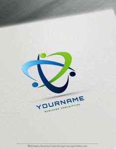 the logo for your company is designed to look like an e - letter and has two people