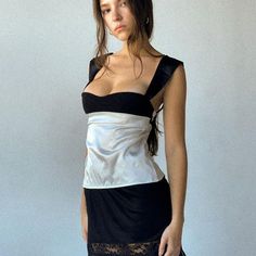 Patchwork Tank Top, Silk Camisole Top, Vest Crop Top, French Street, Loose Top, Square Neck Top, Cropped Vest, Linen Pants Women, Cami Crop Top