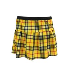 Yellow Tartan Skirt, Halloween Running Costumes, Yellow Plaid Skirt, Crop Sweatshirt Hoodie, Skirt School, Running Skirt, Christmas Skirt, Running Skirts, Running Costumes