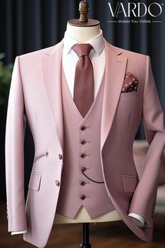 >>ORIGINAL ARTWORK AND CONTENT, PLEASE DO NOT COPY<< Men Suits, Suits For Man ,Elegant Dusty Rose Three Piece Suit for Men - Premium Wedding Suit - Formal Occasion Attire, Formal Wear for Men, Formal piece Wedding Suit, Double Breasted, Formal Fashion Slim Fit Suit. Description: Elevate your style with our impeccable Dusty Rose Three Piece Suit for men, designed to make you stand out on any special occasion. Crafted with precision and elegance, this suit is the epitome of sophistication. 👔 Tailored for You: Our suits are available in a range of sizes to ensure the perfect fit, giving you a confident and dapper look. 🌟 Premium Quality: Made with high-quality materials, this suit not only looks stunning but also feels incredibly comfortable. 💒 Ideal for Weddings: Whether you're a groom or Pink Notch Lapel Suits For Groom, Pink Tuxedo Suit For Groom, Pink Tailored Three-piece Suit For Wedding, Pink Three-piece Suit With Notch Lapel For Wedding, Tailored Pink Wedding Set, Tailored Pink Sets For Wedding, Tailored Pink Suit For Groom, Tailored Pink Suits For Groom, Elegant Pink Three-piece Suit For Formal Occasions