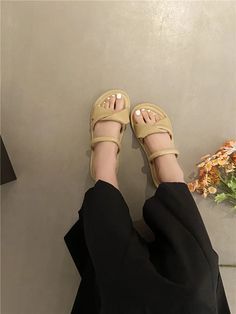 Shipping: Worldwide Express Shipping AvailableDelivery time: 7-15Days Fast ShippingReturns: Fast refund, 100% Money Back Guarantee.SPECIFICATIONSBrand Name: NoEnName_NullShoes Type: SlidesApplicable Place: OutsideUpper Material: PUHeel Height: Flat (≤1cm)Origin: Mainland ChinaCN: ZhejiangSeason: SummerHeel Type: Flat withItem Type: slippersModel Number: woman slippers cute sandals slides for womenFashion Element: ShallowDepartment Name: ADULTOutsole Material: RUBBERWith Platforms: YesPlatform He Woman Slippers, Slippers Cute, Slides For Women, Designer Flats, Sandals Slippers, Elegant Shoes, Womens Mid Calf Boots, Canvas Shoes Women, Cute Sandals