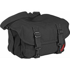 an image of a black messenger bag