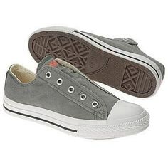 Converse Slip On Chuck Taylor Canvas Manmade Sole Converse is a staple for any outfit Great for everyday wear Converse - Trusted Brand Size: Men 12.5/Women 14.5.  Color: Gray.  Gender: female.  Age Group: adult. Star Core, Converse Slip On, Boys Converse, Grey Converse, Converse All Stars, Slipon Shoes, Youth Shoes, Toddler Sneakers, Kids Converse