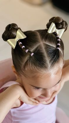 Baby Hairstyles Girl, Ponytail Hairstyles For Kids, Baby Hairstyle, Daughter Hairstyles