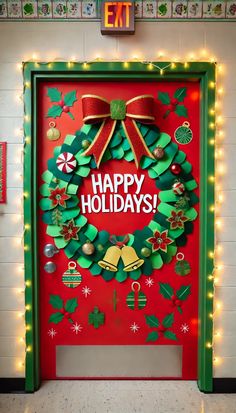 17+ Festive Christmas Classroom Door Decorating Ideas to Spread Holiday Cheer 🎄✨ Christmas Theme Room Ideas, December Bulliten Board, Unique Christmas Door Decorating Contest, Classroom Door Decorating Ideas, Christmas Classroom Door Decorations, Christmas Door Decorating, Classroom Door Decorating, Door Decorating Ideas, Diy Christmas Door Decorations