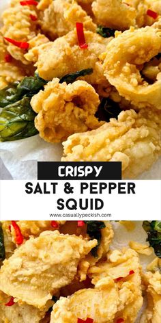 crispy salt and pepper squid is an easy appetizer that's ready in under 30 minutes