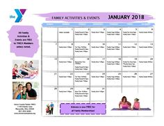 the family activities and events calendar for january