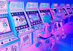 Retro Arcade Aesthetic, Pfp Pixel, Art Mythical Creatures, Arcade Aesthetic, Retro Games Wallpaper, Muse Dash, Next Wallpaper, Game Aesthetic, Perspective Art