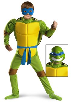 a man in a teenage mutant costume