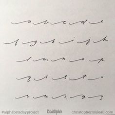 the letters are written in cursive handwriting