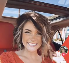 Short Hair Brown With Money Piece, Lob Haircut Color Ideas, Fall Hair Color For Brunettes 2023 Short, Hair Color 2023 For Short Hair, Fall Short Bob Hair Color, Shorter Fall Hair, Fall Color On Short Hair, Fall Hair Short Brunette, Fall Hair 2023 Short