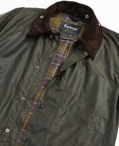 Shop the Barbour Border® Wax Jacket in Green today. | Barbour Barbour Bedale, Barbour Wax Jacket, Barbour Wax, Waxed Jacket, Men Bodies, Wax Jacket, Waxed Cotton Jacket, Winter Mood, Olive Green Jacket