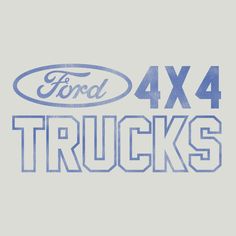 Your New Favorite Tee Why do so many people love the iconic F-Series or the tough Maverick and Ranger models? Because even when the road ends - these rugged Ford pick-ups still get ahead! We've paid tribute to Ford's all-American trucks with a retro automotive shirt featuring the instantly recognizable Ford oval logo along with "4x4 Trucks" text. To complete the vintage look and feel of this Ford shirt - we've distressed the graphic and printed it on a soft cream cotton tee. 100% Cotton Machine